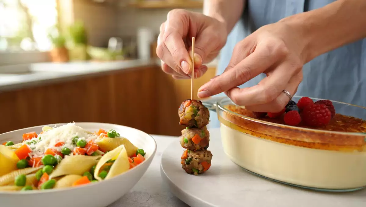 Menu vegetariano, 10 luglio: spiedini di melanzane e conchiglioni primavera con crema alla vaniglia