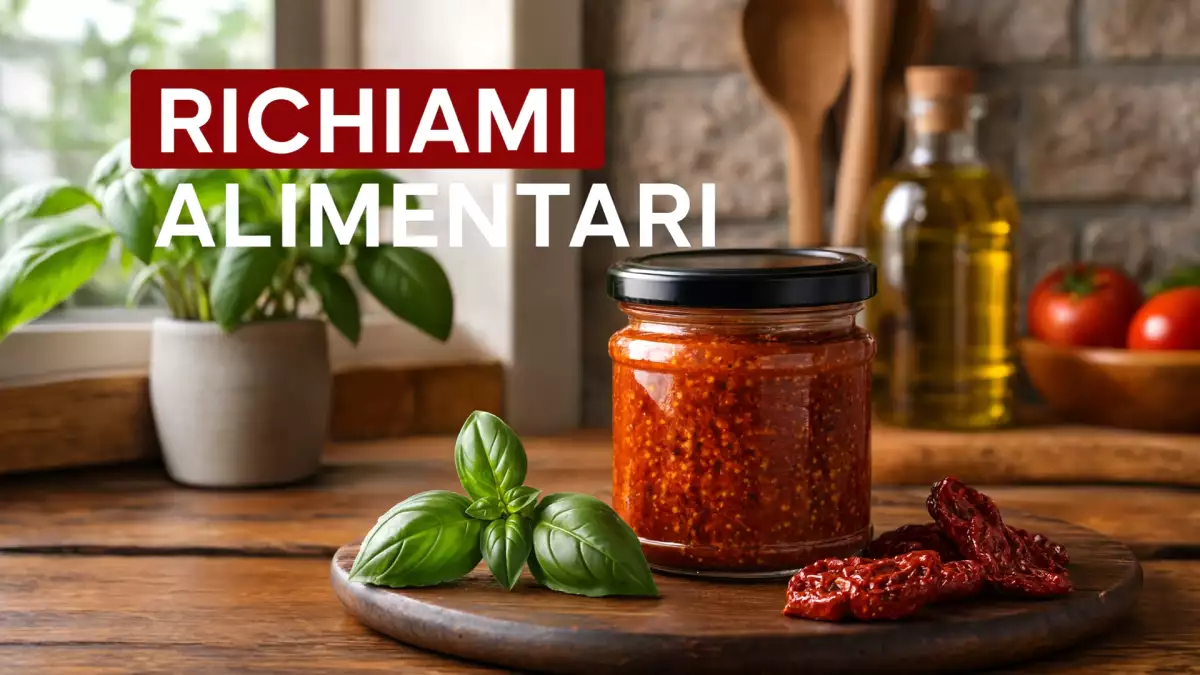 Pesto rosso richiamato: rischio allergia da ingrediente non segnalato, controlla l’etichetta subito