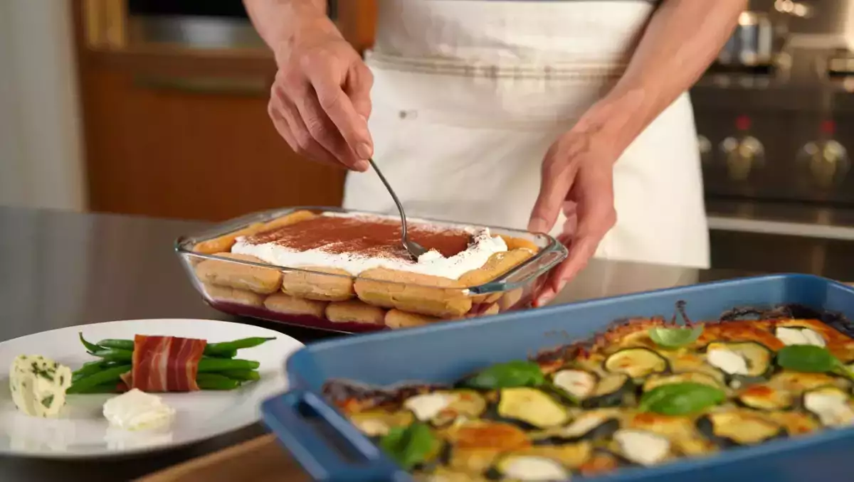 Menu del giorno, 24 luglio: involtini di fagiolini, parmigiana di zucchine e tiramisù ai lamponi