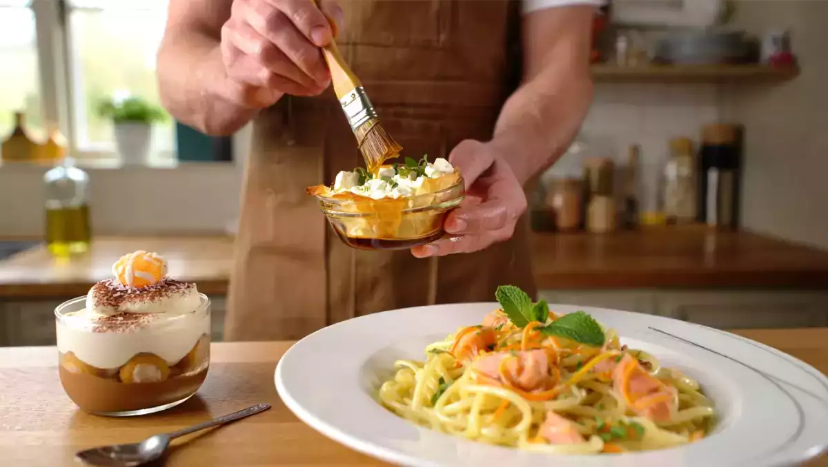 Menu del giorno, 27 luglio: feta saganaki al forno, paccheri cremosi e tiramisù Raffaello