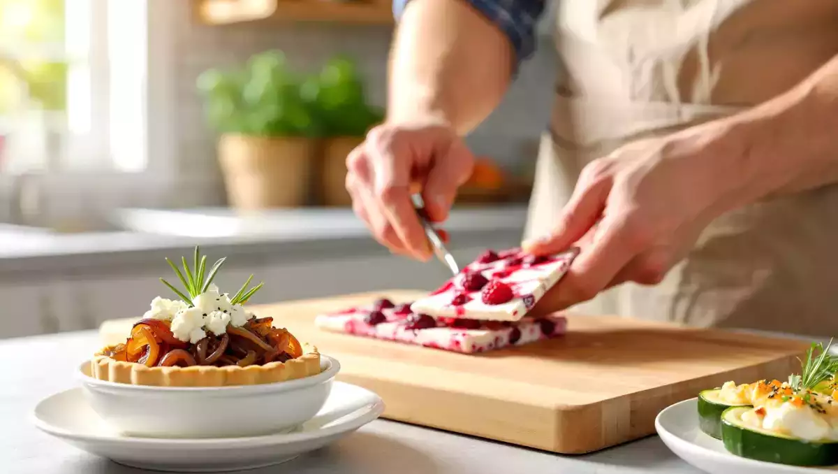 Menu vegetariano, 26 luglio: mini tarte tatin, medaglioni di zucchine e frozen yogurt bark