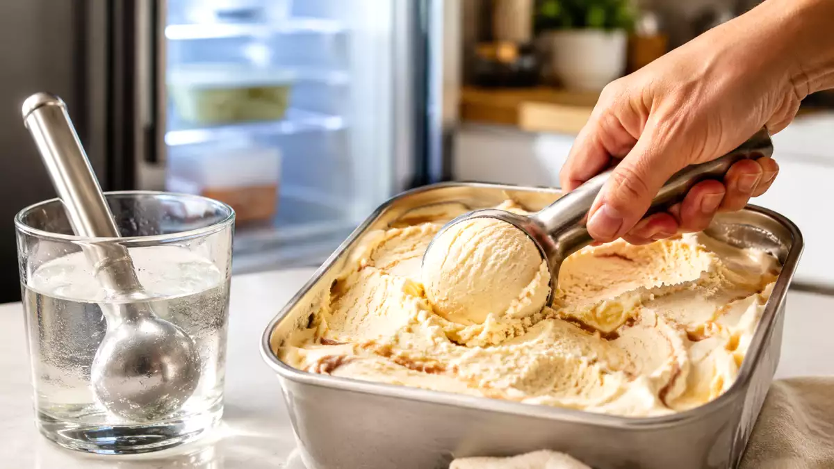 Mai più gelato duro: il trucco semplicissimo per servire il gelato appena tolto dal freezer