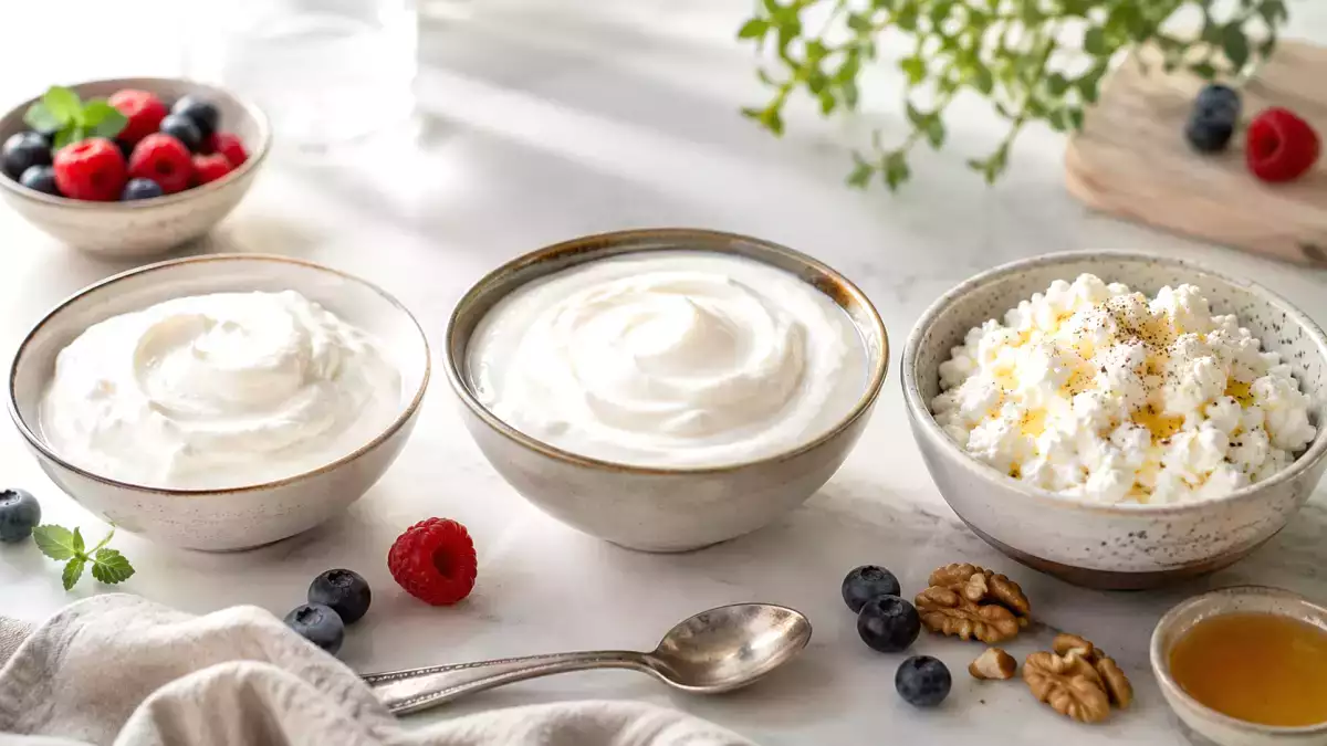 Skyr, yogurt greco o fiocchi di latte: differenze tra proteine, grassi e calorie