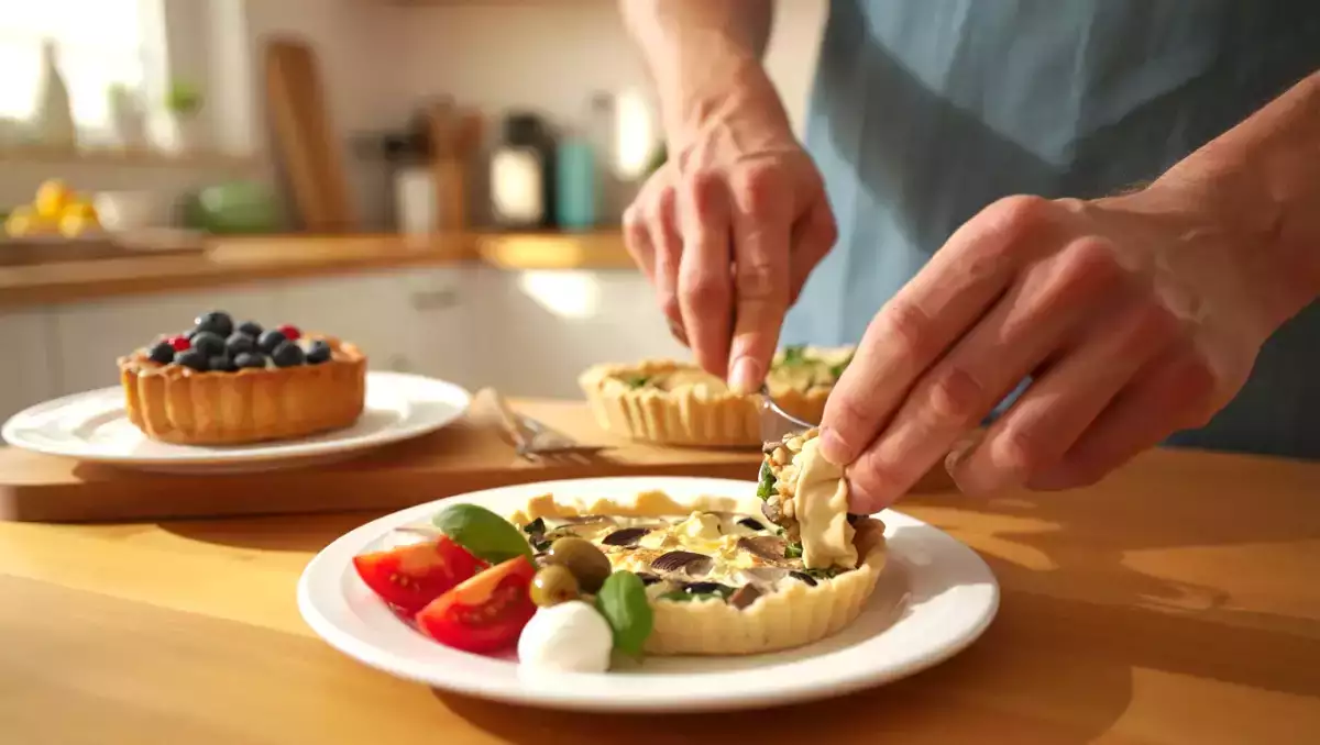 Menu vegetariano, 13 agosto: un viaggio tra colori e sapori con antipasti, quiche e dolci vegani