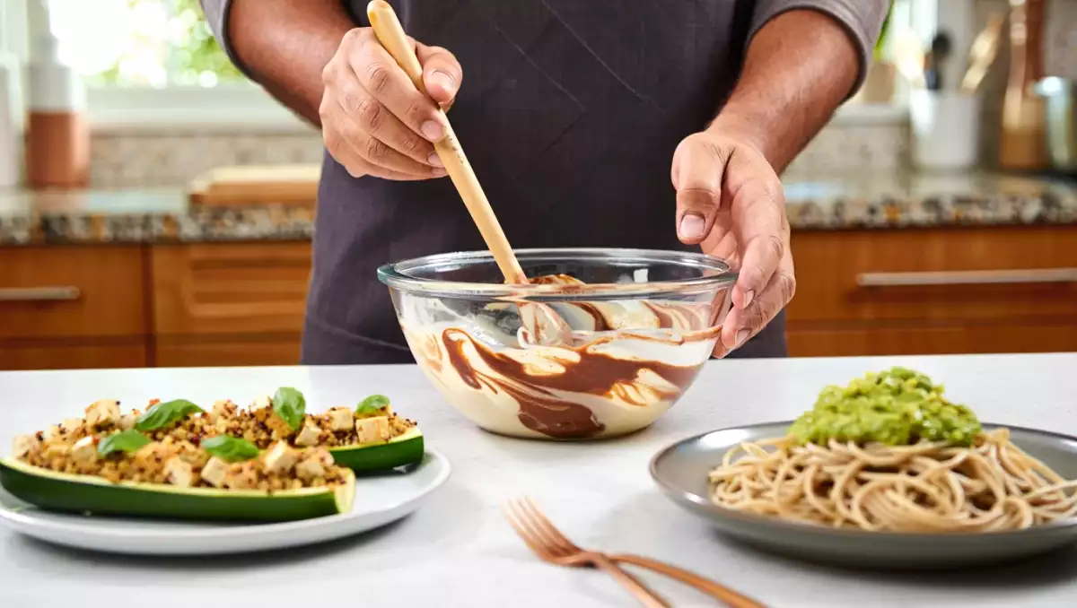 Menu vegetariano, 23 agosto: zucchine ripiene, spaghetti al pesto di avocado e torta marmorizzata