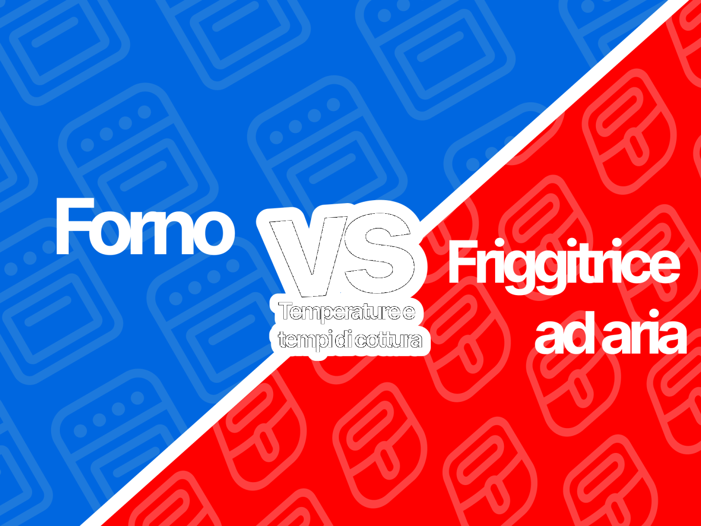 Friggitrice ad aria VS forno: la tabella di conversione da tenere sempre a portata di mano!