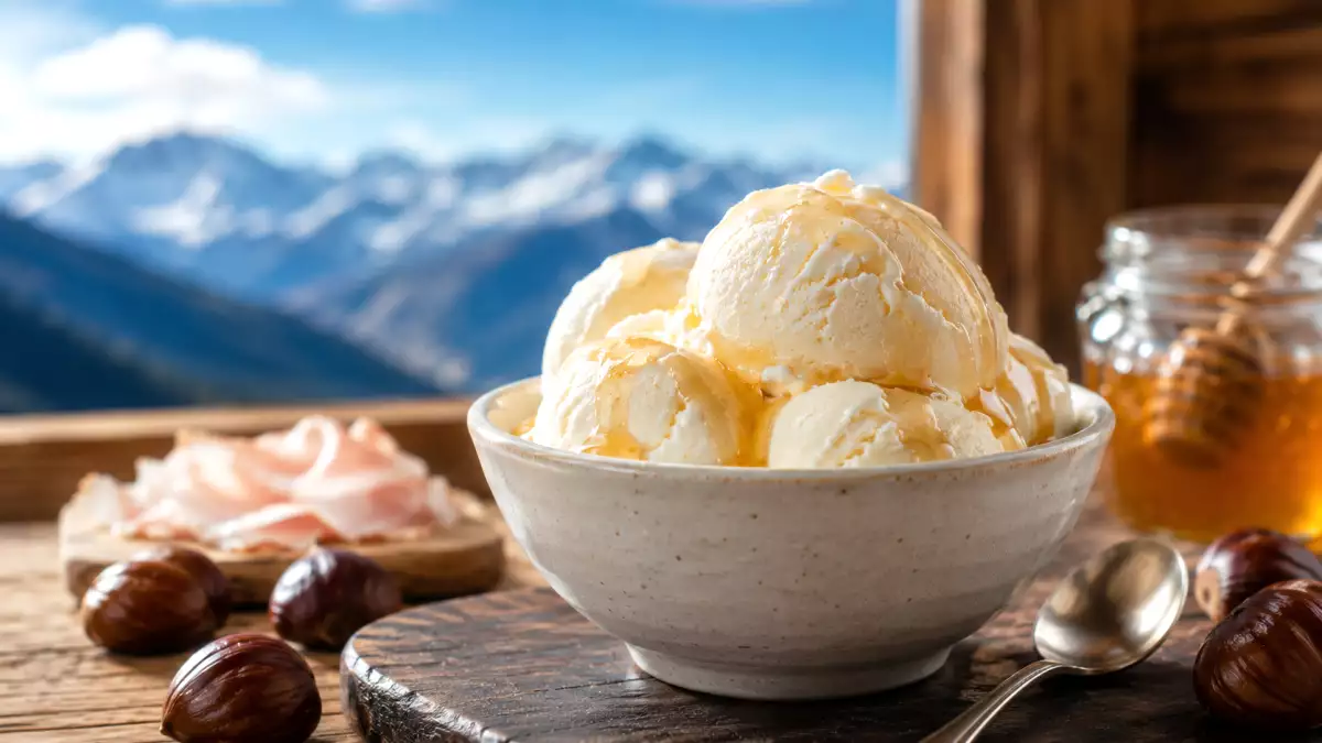 Gelardo: il sorprendente gelato di lardo con miele e castagne che fa parlare la Valle d’Aosta