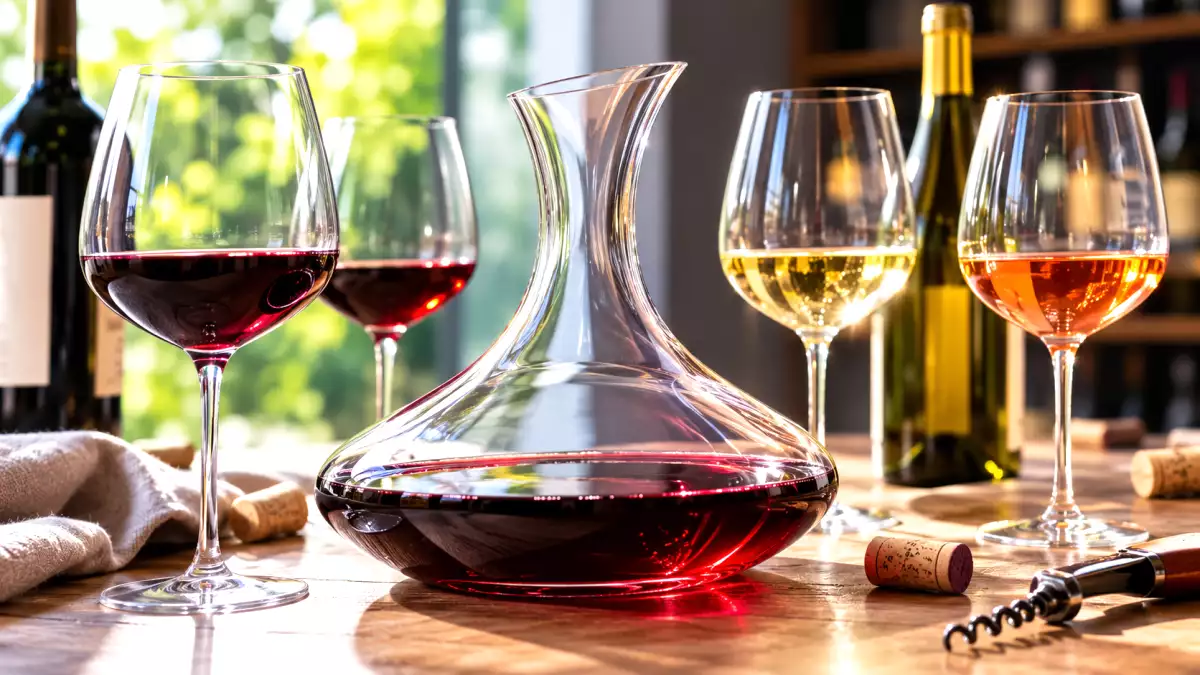 Caraffare il vino: quando farlo e perché non riguarda solo i rossi vecchi