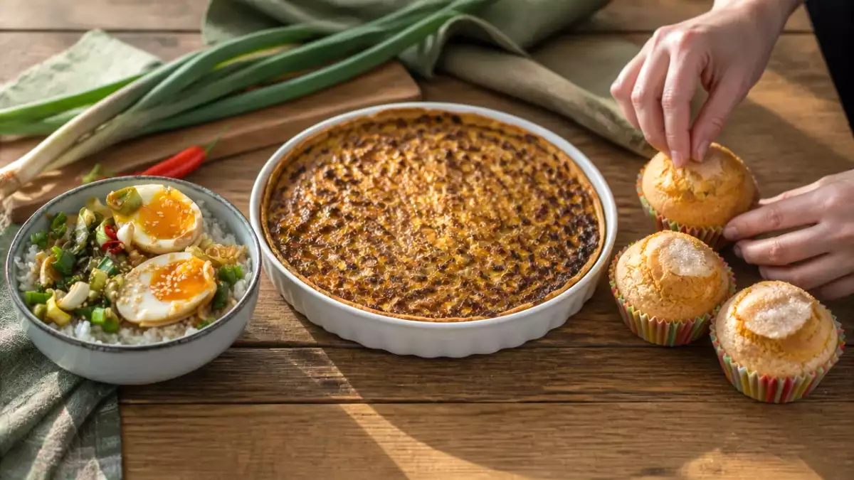 Menu del giorno, 19 settembre: uova marinate coreane, quiche ai porri e dolci spagnoli