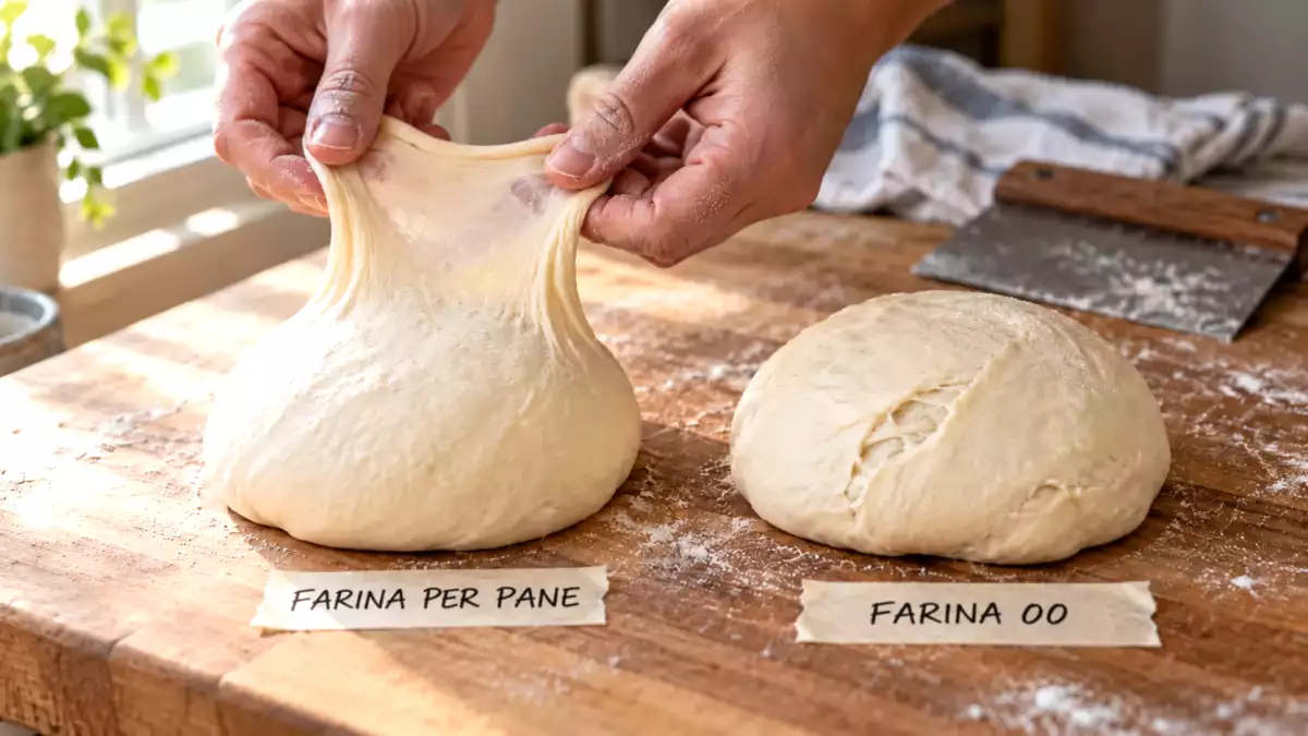 Farina per pane o farina 00? Il dettaglio delle proteine che cambia davvero pizza, pane e dolci