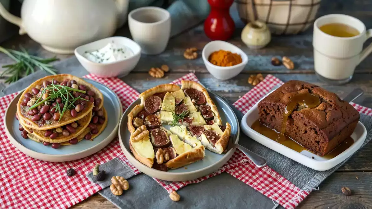 Menu vegetariano, 8 ottobre: sapori unici con pancake di lenticchie, crostata di fichi e plumcake goloso