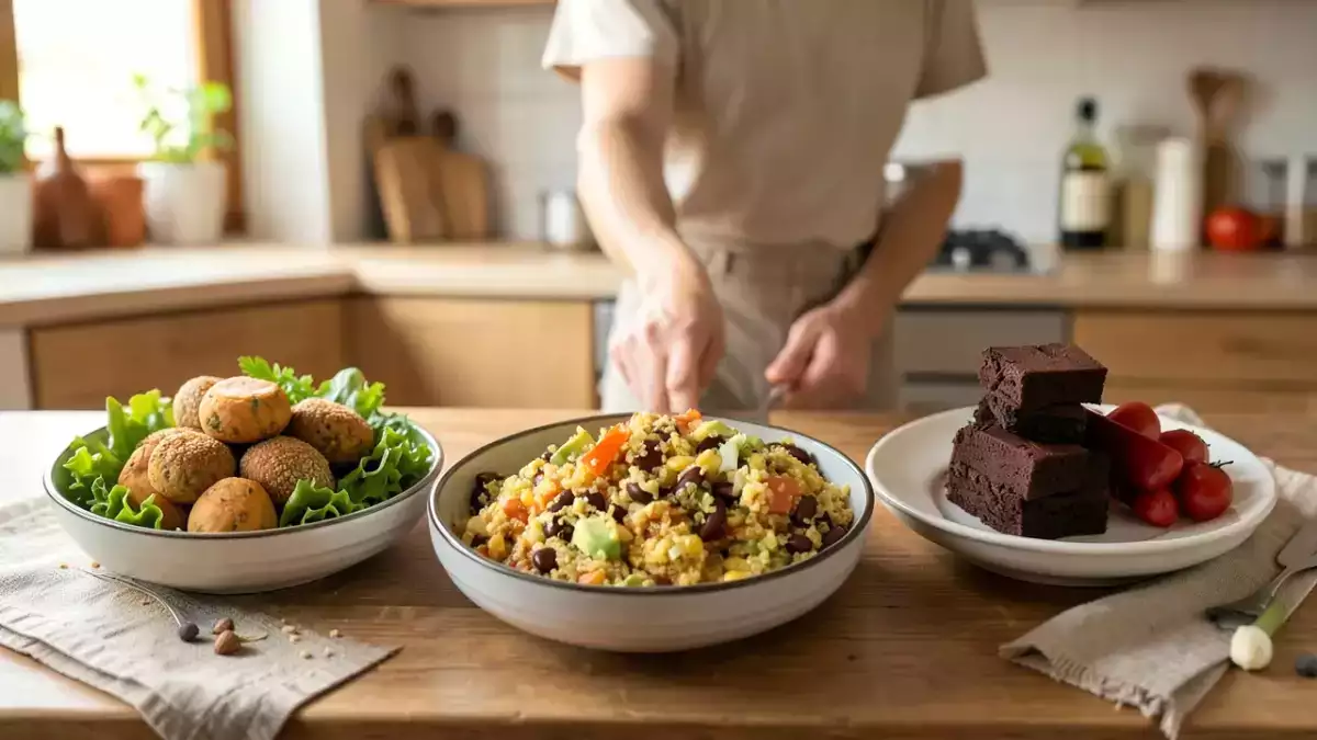 Menu vegetariano, 13 ottobre: falafel croccanti e quinoa colorata con torta al cioccolato