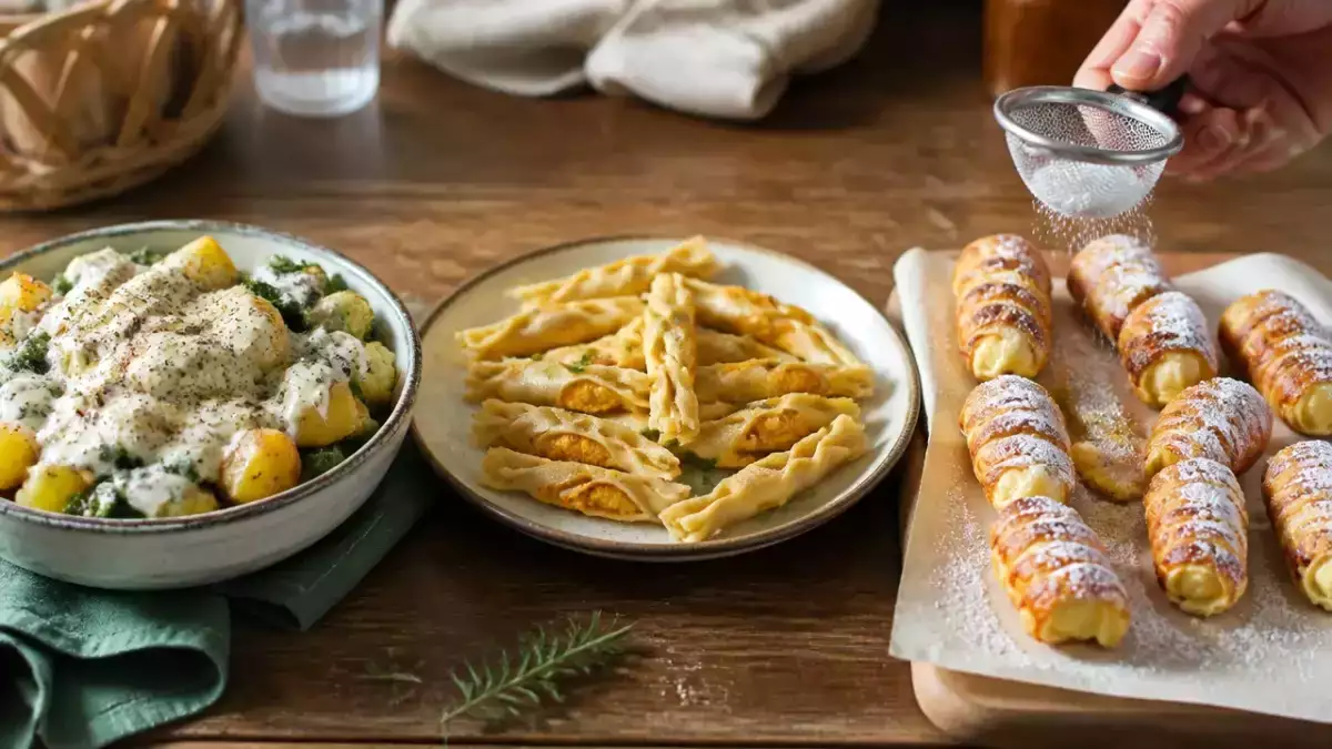 Menu vegetariano, 21 ottobre: zucca morbida, pecorino cremoso e cannoli dorati