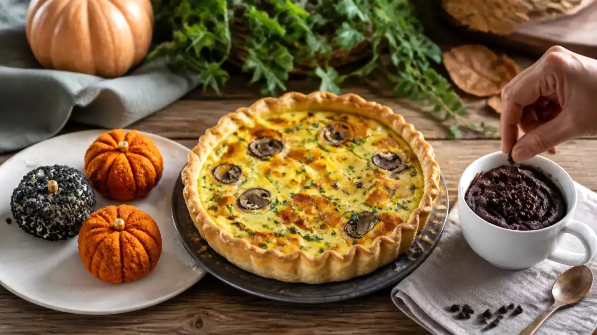 Menu vegetariano, 29 ottobre: zucca e funghi in tavola, con un finale al cioccolato
