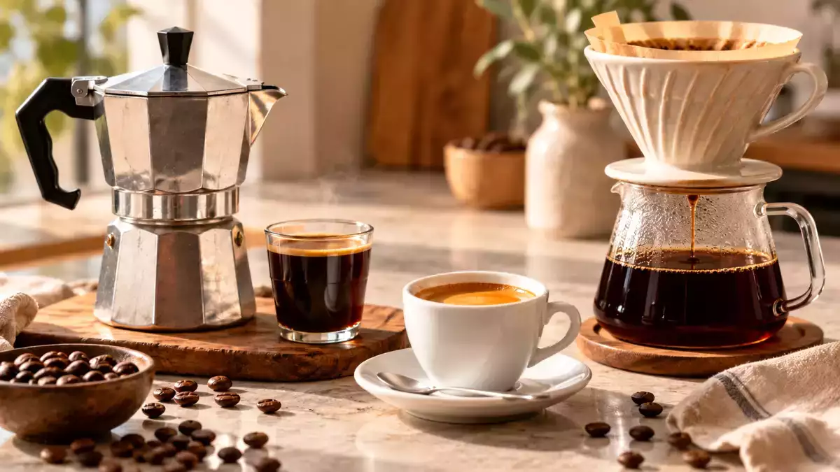 Moka, espresso o filtro: il caffè giusto non è sempre lo stesso e dipende dalla tua giornata