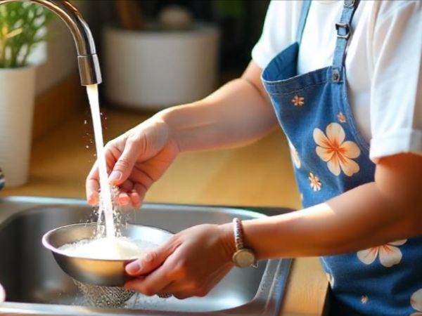 Perché non dovresti mai buttare l’acqua del riso (soprattutto se tieni alla tua pelle)