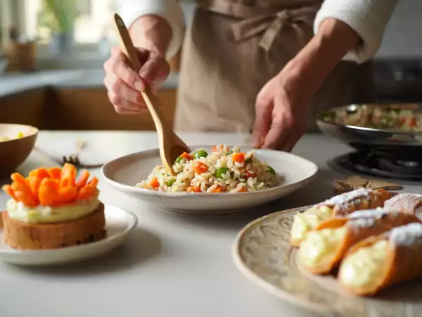 Menu del giorno, 14 maggio: un antipasto sfizioso, un piatto principale fresco e un dolce goloso