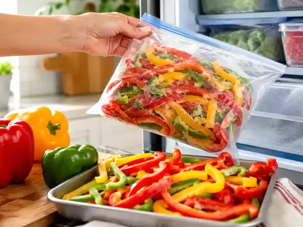 Come congelare i peperoni in estate per usarli tutto l’inverno: il passaggio che evita di rovinarli