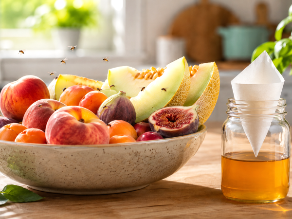 Addio moscerini: il rimedio naturale e semplicissimo per liberare la frutta estiva senza prodotti chimici