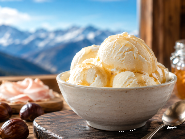Gelardo: il sorprendente gelato di lardo con miele e castagne che fa parlare la Valle d’Aosta