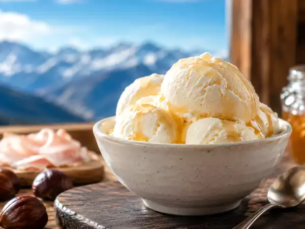Gelardo: il sorprendente gelato di lardo con miele e castagne che fa parlare la Valle d’Aosta