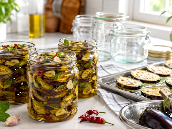Melanzane sott’olio fatte in casa: il dettaglio che non puoi saltare prima di chiudere il vasetto