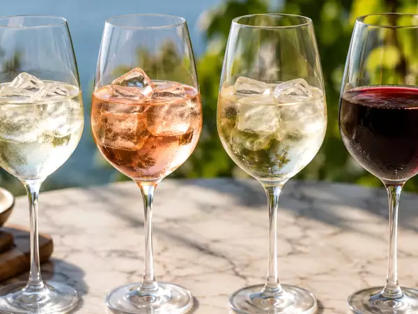 Ghiaccio nel vino, il gesto estivo che divide tutti: cosa succede davvero nel bicchiere