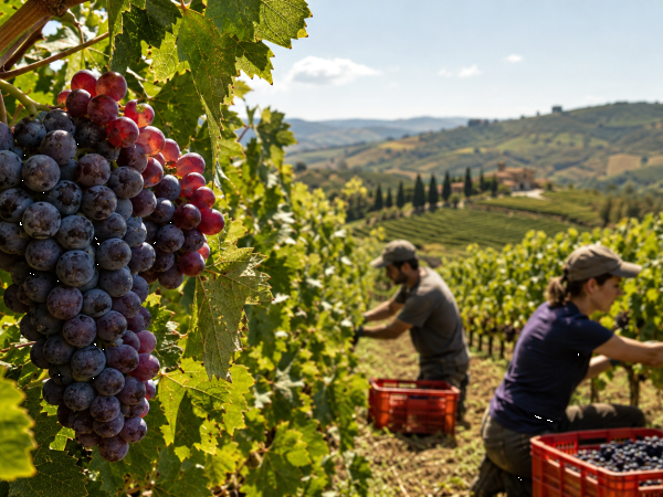 Vendemmia anticipata per il Brunello: cosa cambia davvero nel vino quando il Sangiovese matura prima