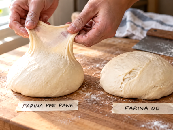 Farina per pane o farina 00? Il dettaglio delle proteine che cambia davvero pizza, pane e dolci