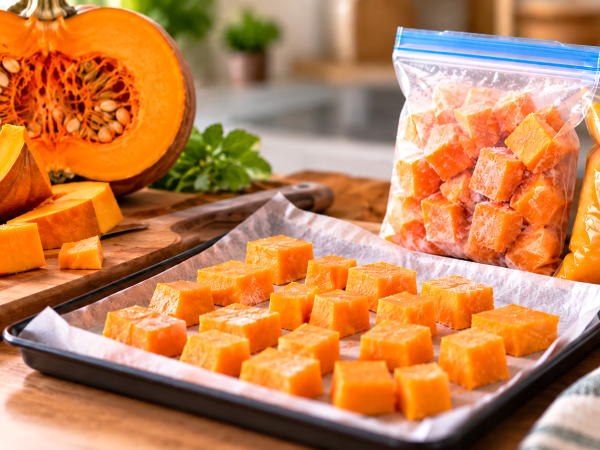 Come congelare la zucca senza rovinarla: il passaggio che evita cubetti acquosi e purea senza sapore