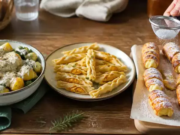 Menu vegetariano, 21 ottobre: zucca morbida, pecorino cremoso e cannoli dorati