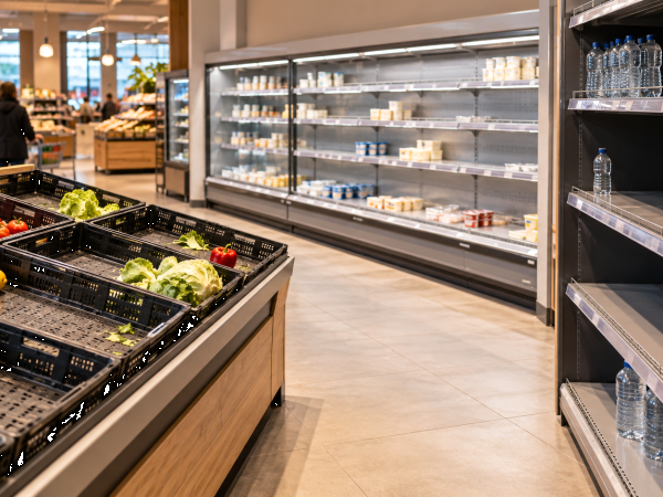 Supermercati vuoti al Sud, dalla frutta all’acqua: cosa manca e perché i tir sono ancora fermi