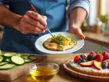 Articoli: Menu vegetariano, 22 giugno: freschezza estiva con zucchine marinate, uova coreane e crostata di frutta