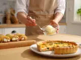 Articoli: Menu del giorno, 25 giugno: caramelle di pasta fillo, quiche al salmone e sorbetto al limone