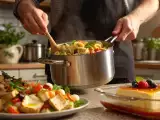 Articoli: Menu vegetariano, 1 luglio: un viaggio tra tofu alla piastra, orecchiette fresche e torta flan alla vaniglia