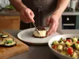 Articoli: Menu vegetariano, 7 luglio: sandwich di melanzane, insalata cremosa e dolce al cioccolato