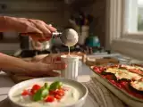 Articoli: Menu vegetariano, 24 luglio: freschezza e sapore con ajoblanco, parmigiana e gelato proteico