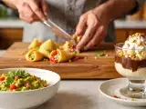 Articoli: Menu vegetariano, 28 luglio: freschezza e sapore con guacamole, conchiglioni ripieni e un dolce gelato