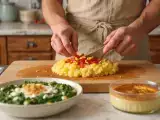 Articoli: Menu vegetariano, 7 agosto: sformato di spinaci, risotto ai pomodori e gachas di cordoba