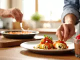 Articoli: Menu del giorno, 14 agosto: treccine di sfoglia, wrap al salmone e torta mousse al cioccolato