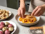 Articoli: Menu vegetariano, 8 settembre: biscotti salati, pasta alla zucca e lamponi golosi