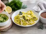 Articoli: Menu del giorno, 20 settembre: hummus di avocado, tortelloni di ricotta e spinaci e mousse al cioccolato