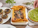 Articoli: Menu del giorno, 25 settembre: funghi champignon ripieni, torta salata di pasta fillo e crostata di kiwi