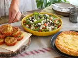 Articoli: Menu del giorno, 7 ottobre: muffin salati ai porri, insalata di lenticchie e torta allo yogurt veloce