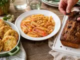 Articoli: Menù del giorno, 17 ottobre: polpette di cavolfiore, penne agli scampi e plumcake alla banana