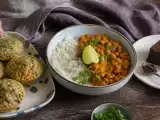 Articoli: Menu vegetariano, 28 ottobre: muffin agli spinaci, curry profumato e fudge di pere