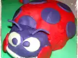 Ricetta Torta di compleanno a forma di coccinella