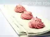 Ricetta Meringhe rosa