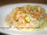 Ricetta Risotto ai fiori di zucca e crema di gorgonzola piccante