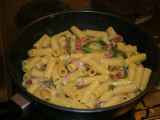 Ricetta Pasta con zucchine speck o prosciutto